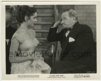 1s258 DATE WITH JUDY 8x10.25 still '48 great close up of young Elizabeth Taylor & Wallace Beery!