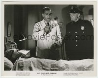 1s275 DICK TRACY MEETS GRUESOME 8x10.25 still '47 doctor Boris Karloff shows thermometer to cop!