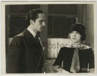 1s292 DUMMY 8x10 key book still '29 great close up of Fredric March & Ruth Chatterton!