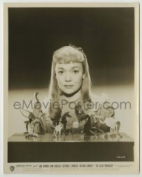 1s366 GLASS MENAGERIE 8x10.25 still '50 close up of Jane Wyman with her collection of figurines!