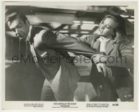 1s375 GOLDFINGER 8x10 still '64 Sean Connery as James Bond fighting with Honor Blackman!