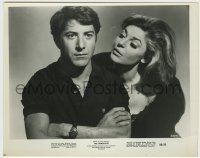 1s381 GRADUATE 8x10.25 still '68 great close up of Anne Bancroft seducing young Dustin Hoffman!