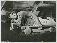 1s386 GREAT ESCAPE 7x9.5 still '63 best close up of Charles Bronson in the escape tunnel!