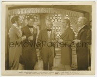 1s450 HOUSE OF ROTHSCHILD 8x10.25 still '34 George Arliss standing & drinking with four other men!