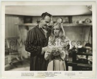1s452 I MARRIED A WITCH 8.25x10 still '42 crazed Fredric March grabbing worried Veronica Lake!