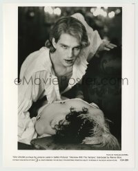 1s466 INTERVIEW WITH THE VAMPIRE 8x10 still '94 Tom Cruise as Lestat about to feed on sexy girl!