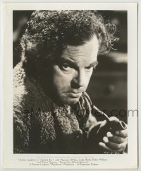 1s482 JAMAICA INN 8.25x10 still '39 c/u of Leslie Banks with tobacco pipe, Alfred Hitchcock!