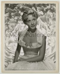1s486 JANE POWELL 8.25x10.25 still '40s great waist-high seated portrait wearing pretty dress!