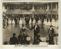 1s498 JEZEBEL 8x10.25 still '38 Bette Davis & Henry Fonda standing by orchestra at fancy ball!