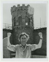1s517 JOINT 8x10.25 still '83 great image of Timothy Carey cheering by lookout tower!
