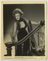 1s559 LITTLE FOXES 8.25x10.25 still '41 close portrait of Southern belle Bette Davis on stairs!