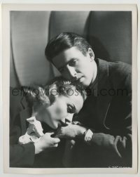 1s576 MADE FOR EACH OTHER 8x10.25 still '39 best close portrait of Carole Lombard & James Stewart!