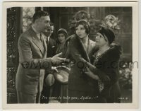 1s587 MANSLAUGHTER 8x10.25 still '30 lawyer Richard Tucker has come to help Claudette Colbert!