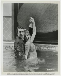 1s644 MURDERERS' ROW 8x10.25 still '66 Dean Martin & Ann-Margret fully clothed in swimming pool!