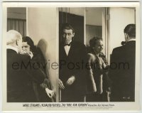 1s660 NO TIME FOR COMEDY 8x10.25 still '40 close up of James Stewart eavesdropping at party!