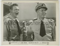 1s694 OPERATION PACIFIC 8x10.25 still '51 great close up of John Wayne shouting by Ward Bond!