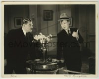 1s708 PETTING PREFERRED 8x10.25 still '34 Vernon Dent glares at Harry Langdon with his thumb out!