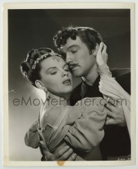 1s716 PIRATE 8.25x10 still '48 romantic close up of Judy Garland & Gene Kelly with mustache!