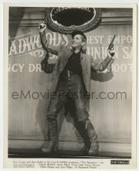 1s722 PLAINSMAN 8.25x10 still '36 great image of Jean Arthur as Calamity Jane with guns in the air!