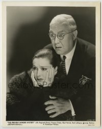 1s723 PREVIEW MURDER MYSTERY 8x10.25 still '36 great c/u of scared Gail Patrick & George Barbier!