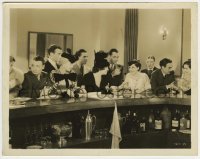 1s755 RIPTIDE 8x10.25 still '34 Robert Montgomery looks at Norma Shearer smiling at bar!