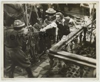 1s796 SEA HAWK 8.25x10 still '40 pirate Errol Flynn with sword fighting on ship by Mac Julian!