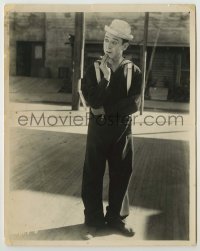 1s807 SHANGHAIED LOVERS 8x10.25 still '24 full-length portrait of Harry Langdon deep in thought!