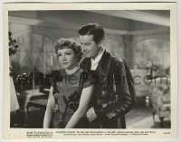 1s824 SKYLARK 8x10.25 still '41 great close up of Ray Milland in robe behind Claudette Colbert!