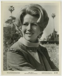 1s842 SPLIT 8.25x10.25 still '68 great head & shoulders smiling portrait of Julie Harris!