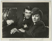 1s870 SUSPICION 8x10 still '41 Cary Grant panicks when Joan Fontaine takes her hands on the wheel!