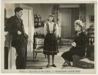 1s944 VOICE OF THE TURTLE 7.75x10 still '48 Eve Arden & Eleanor Parker stare at Ronald Reagan!