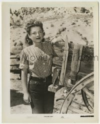 1s984 YELLOW SKY 8.25x10.25 still '48 great close up of pretty Anne Baxter standing by wagon!