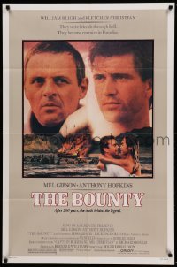 1t132 BOUNTY 1sh '84 Mel Gibson, Anthony Hopkins, Laurence Olivier, Mutiny on the Bounty!