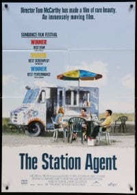 1t777 STATION AGENT Canadian 1sh '03 Peter Dinklage pictured, Paul Benjamin, Patricia Clarkson!