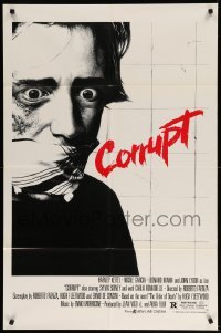 1t194 CORRUPT 1sh '84 Copkiller, Keitel, great image of Sex Pistols' Johnny Rotten gagged!