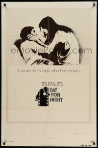 1t211 DAY FOR NIGHT 1sh '73 Francois Truffaut's La Nuit Americaine, Jacqueline Bisset