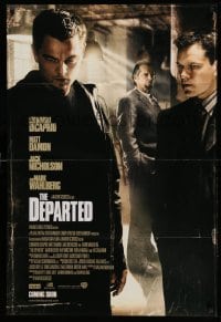 1t221 DEPARTED int'l advance DS 1sh '06 Scorsese, Leonardo DiCaprio, Matt Damon, Jack Nicholson!