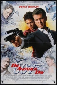 1t226 DIE ANOTHER DAY style D int'l DS 1sh '02 Pierce Brosnan as James Bond & Halle Berry as Jinx!