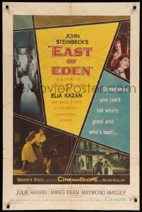 1t253 EAST OF EDEN 1sh '55 first James Dean, John Steinbeck, directed by Elia Kazan!