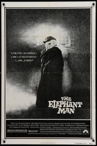 1t260 ELEPHANT MAN 1sh '80 John Hurt is not an animal, Anthony Hopkins, directed by David Lynch!