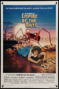 1t266 EMPIRE OF THE ANTS 1sh '77 H.G. Wells, great Drew Struzan art of monster attacking!