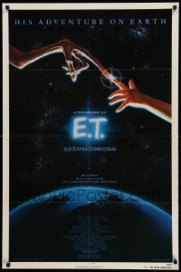 1t249 E.T. THE EXTRA TERRESTRIAL NSS style 1sh '82 Steven Spielberg classic, John Alvin art!