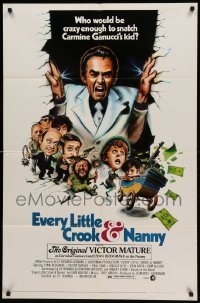 1t273 EVERY LITTLE CROOK & NANNY 1sh '72 who would be crazy enough to snatch Victor Mature's kid!