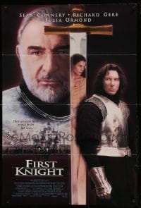 1t298 FIRST KNIGHT int'l DS 1sh '95 Richard Gere as Lancelot, Sean Connery as Arthur, Julia Ormond!