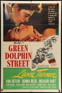 1t354 GREEN DOLPHIN STREET 1sh R55 sexy Lana Turner, Van Heflin, written by Samson Raphaelson