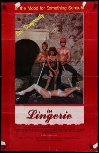 1t477 LINGERIE 23x36 1sh '83 in the mood for something sensual, live dangerously!