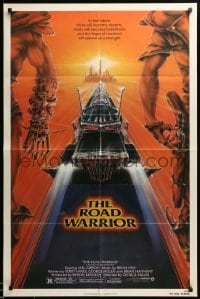 1t500 MAD MAX 2: THE ROAD WARRIOR 1sh '82 Mel Gibson returns in the title role, art by Commander!