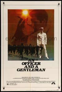 1t600 OFFICER & A GENTLEMAN 1sh '82 Richard Gere & Debra Winger in love & in the U.S. Navy!
