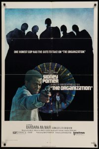 1t614 ORGANIZATION 1sh '71 close up of Sidney Poitier as Mr. Tibbs, an honest cop with guts!