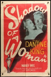 1t729 SHADOW OF A WOMAN 1sh '46 pretty Andrea King is in love with psychopathic Helmut Dantine!